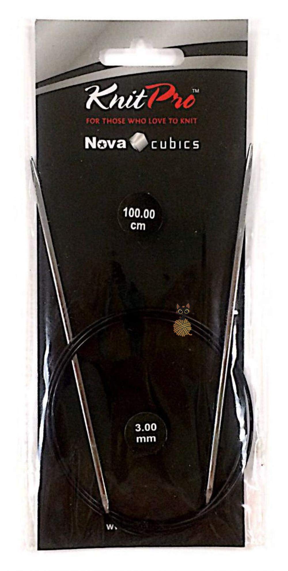 Круговые спицы KnitPro Nova Cubics 100 см/3 мм