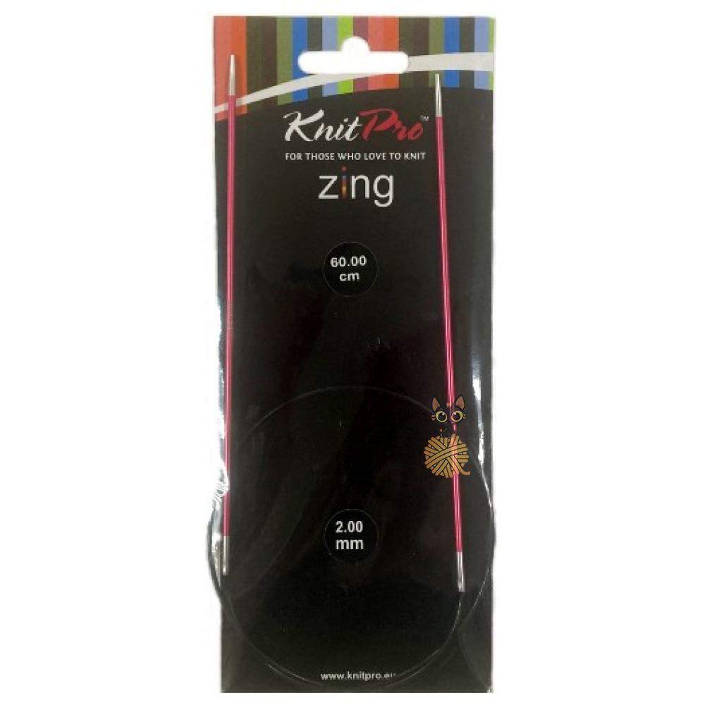 Круговые спицы KnitPro Zing 60 см/2 мм