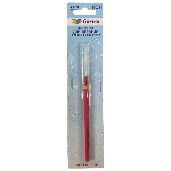 Крючок для вязания Gamma 0.5 мм с ручкой