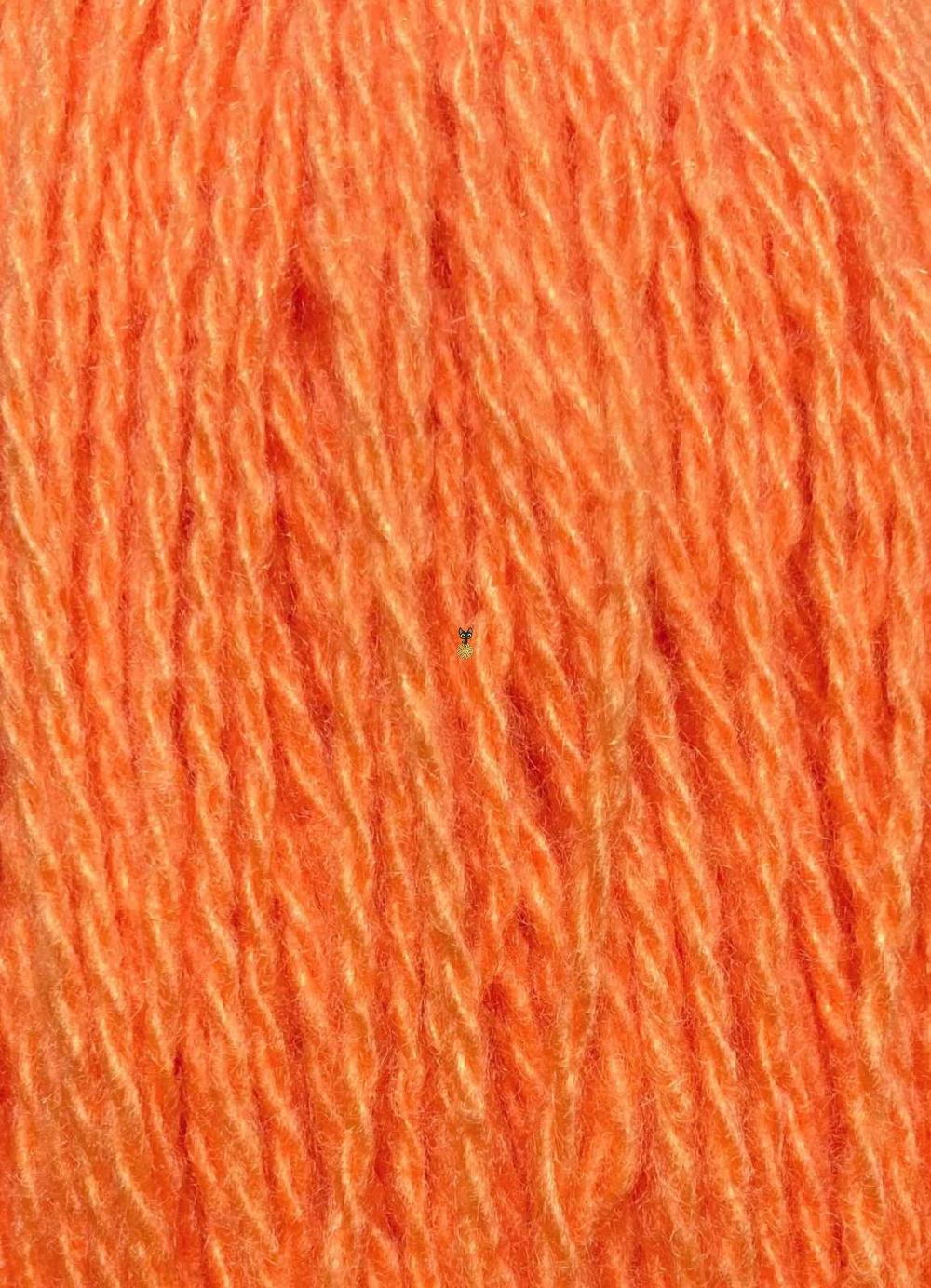Карачаевская пряжа Акрил в пасмах оранжевый | оранжевый