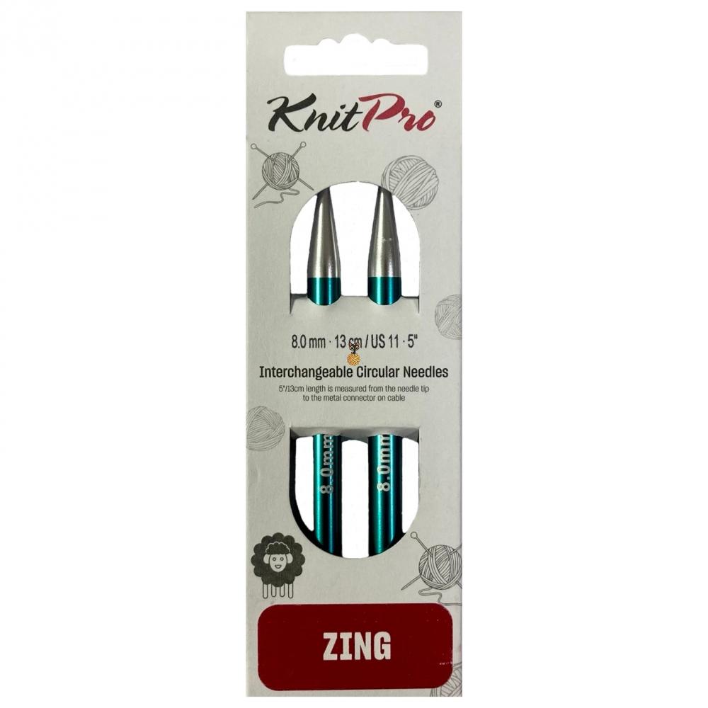 Съемные спицы KnitPro Zing 8 мм