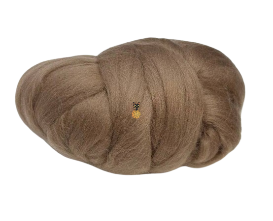 Шерсть для валяния, кофейный