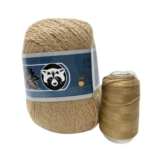 Menca Long Mink Wool/Пух норки   | 828 бежевый