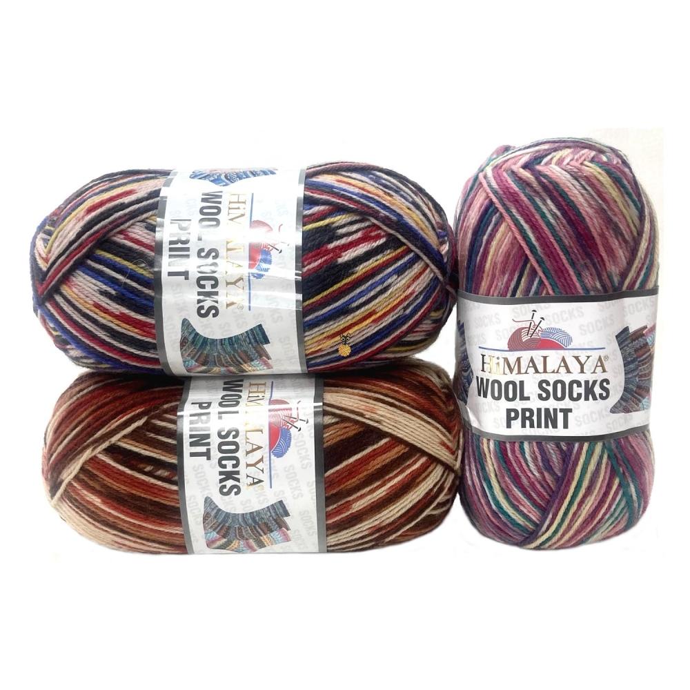 Himalaya Wool Socks Print (Хималайя Вул Сокс Принт)