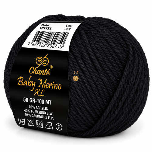 Chante Baby Merino XL (Шанте Бэби Мерино XL) 1011XL графит
