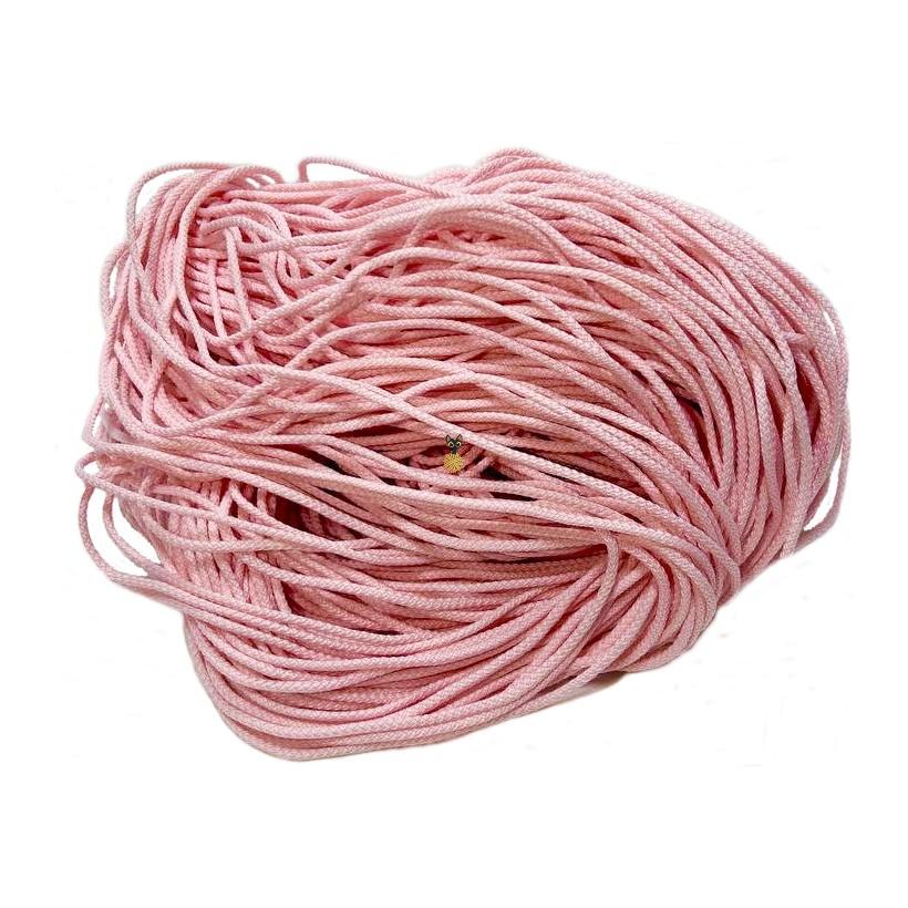 Полиэфирный шнур 3 мм с наполнителем (18 розовый)