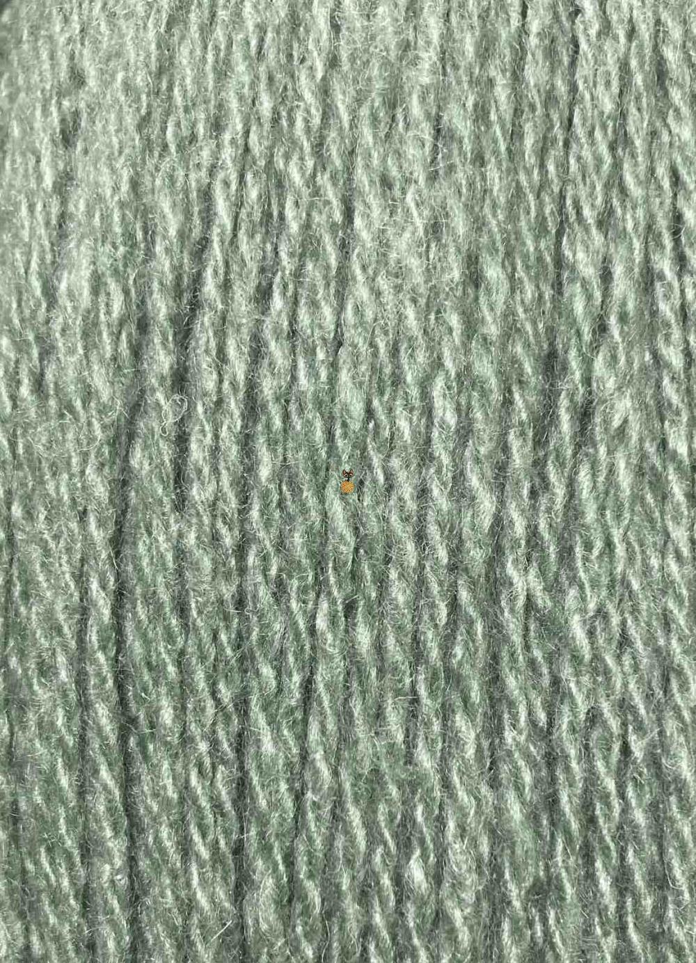 Карачаевская пряжа Акрил в пасмах  | серо-зелёный