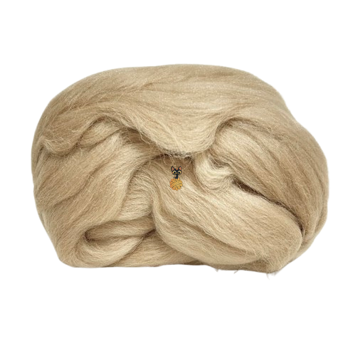 Шерсть для валяния, бежевый