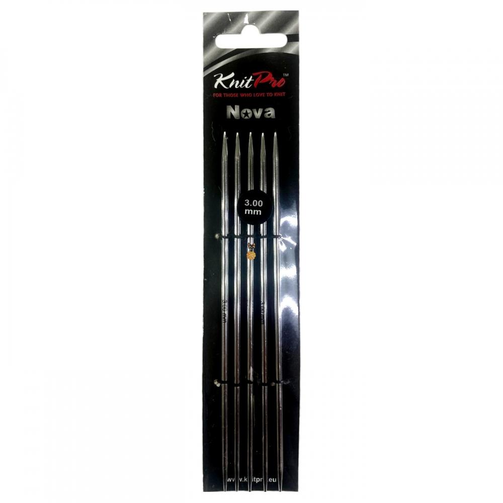 Чулочные спицы KnitPro Nova Metal 3 мм/15 см