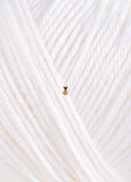 Gazzal Baby Wool XL (Газзал Бэби Вул XL)  | 801 белый