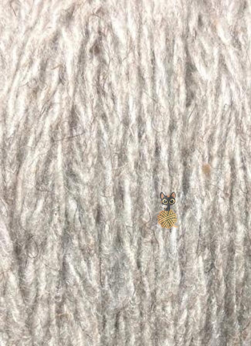 Таблетка из овечьей шерсти светло-серый